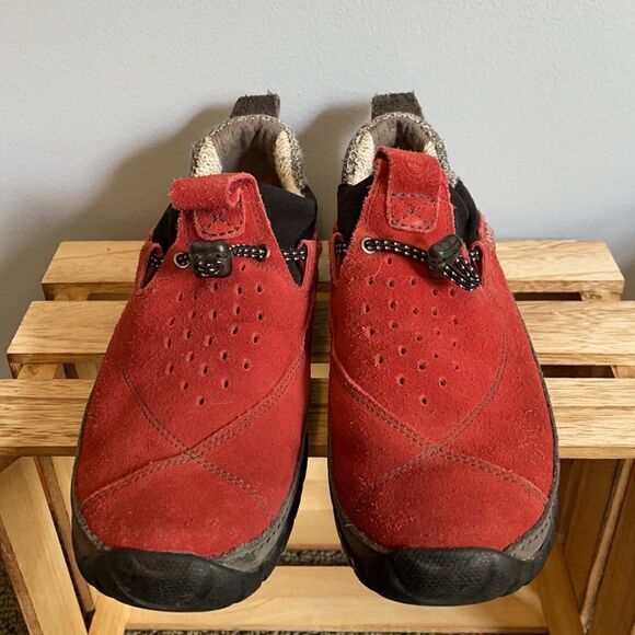 Timberland & Smartwool Red Slip On Clogs - Picture 3 of 5
